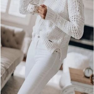 LOFT White Modern Skinny Jeans.